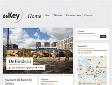 Tablet Screenshot of kunstbijdekey.nl